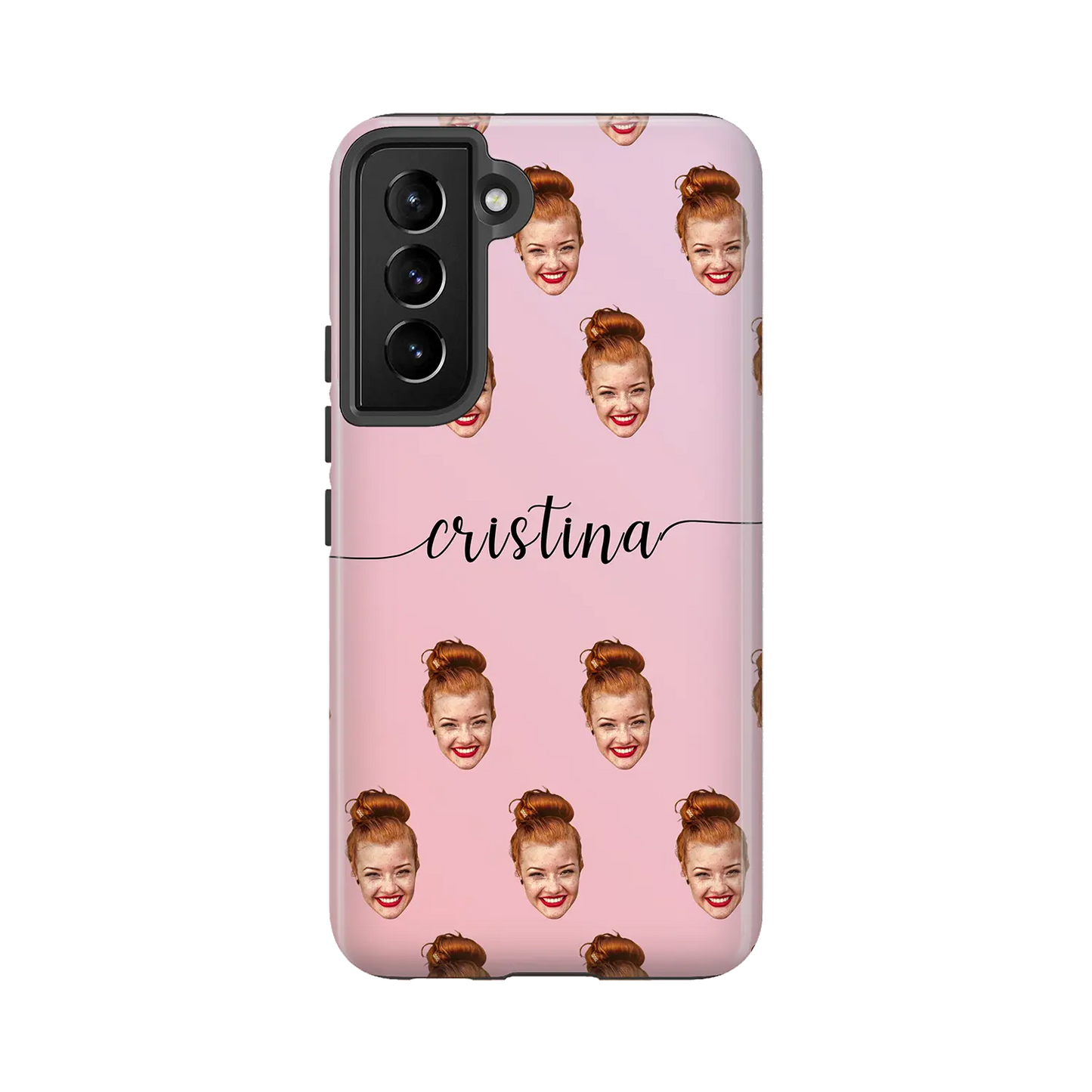 Face & Swirls - Personalised Galaxy S Case