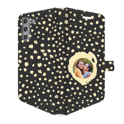 Grunge Dots Photo Style - Personalised Galaxy S Case