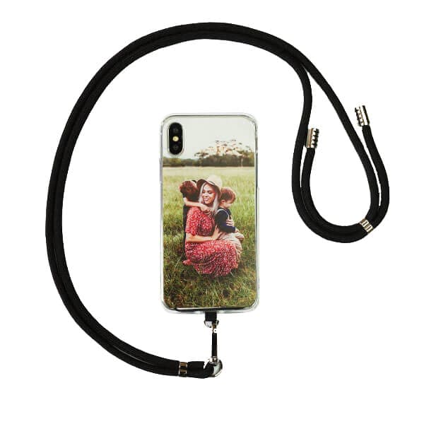 Phone Case Cord Strap - Black