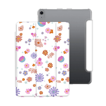 Hippie Flowers - Personalised iPad Case