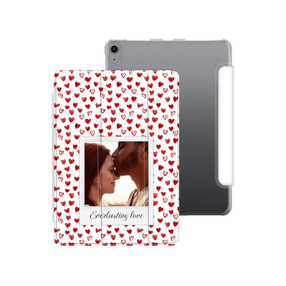 Polaroid Hearts - Personalised iPad Case