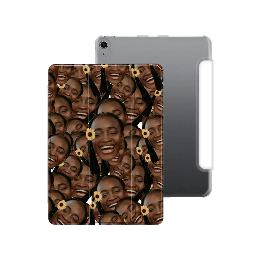 Overlapping Face - Personalised iPad Case