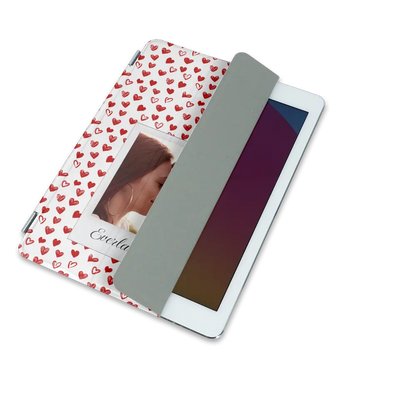Polaroid Hearts - Personalised iPad Case