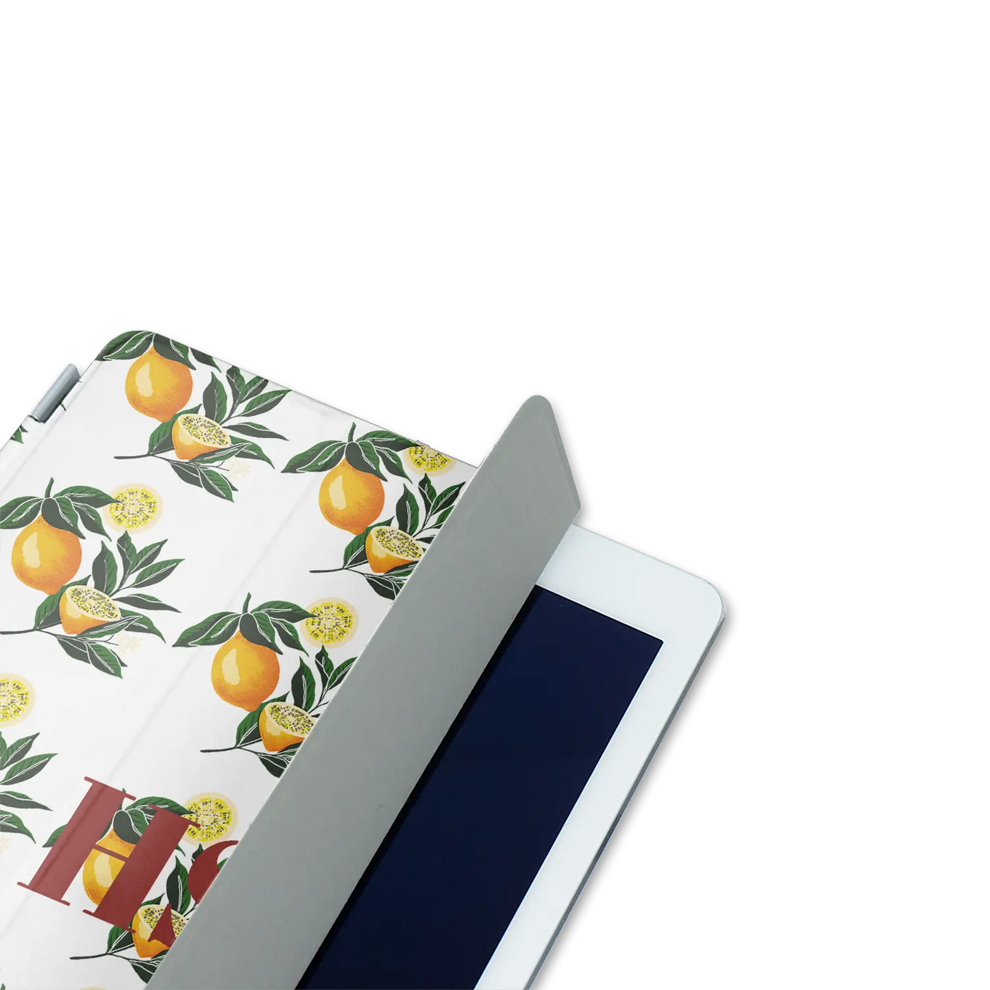 Lemon pattern - Personalised iPad Case