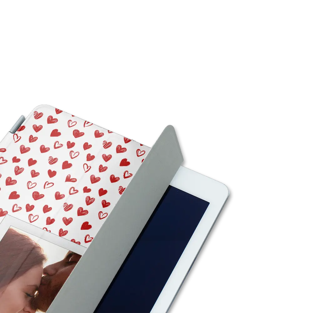 Polaroid Hearts - Personalised iPad Case