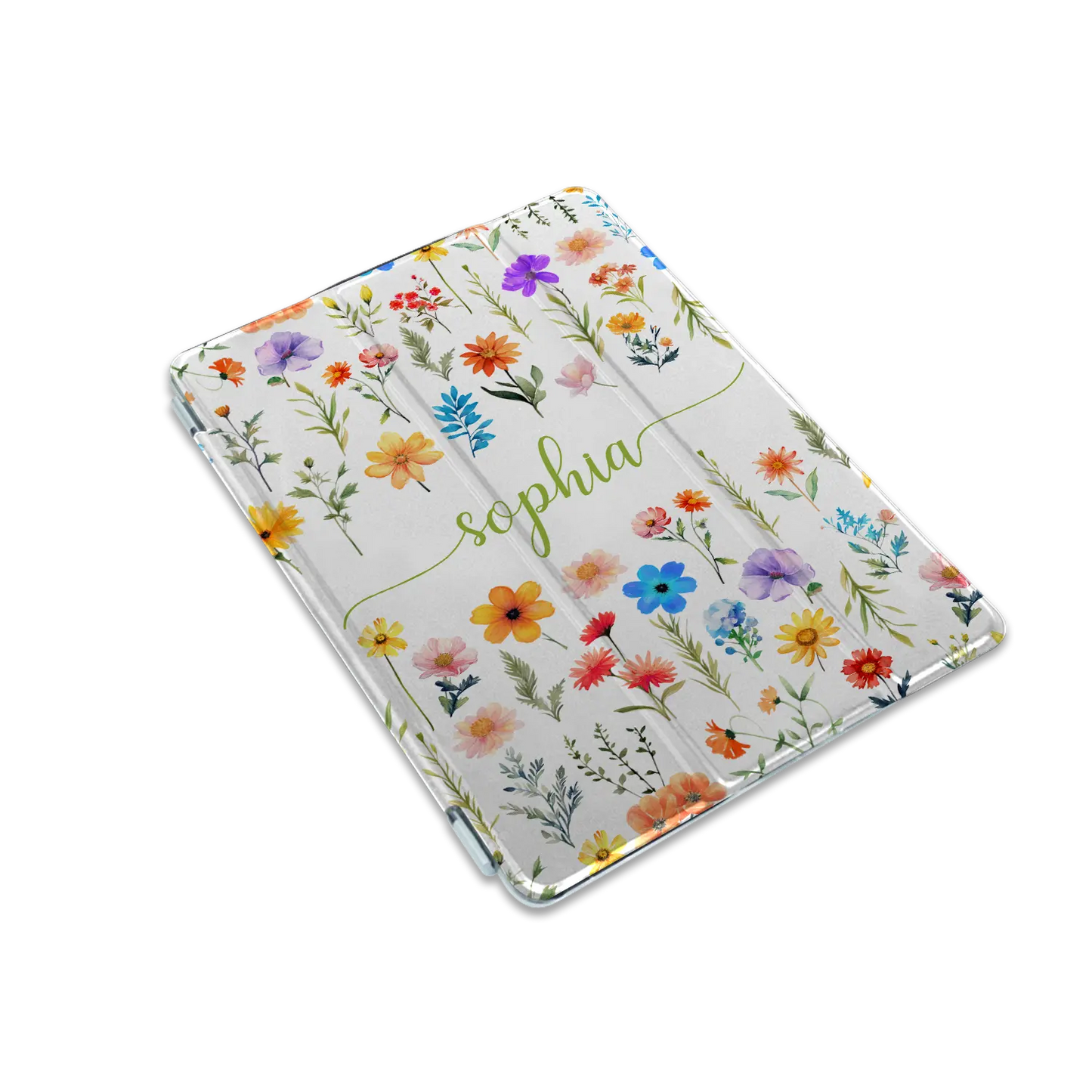 Flowers - Personalised iPad case