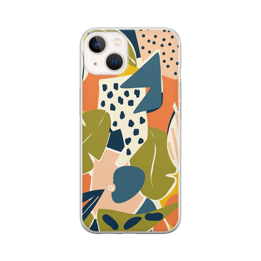 Contemporary Jungle - Personalised iPhone Case