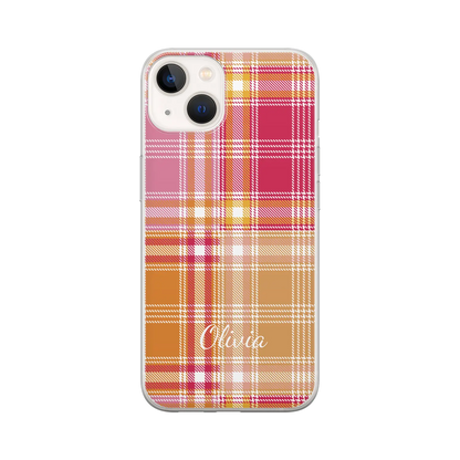 Plaid & Simple - Personalised iPhone Case