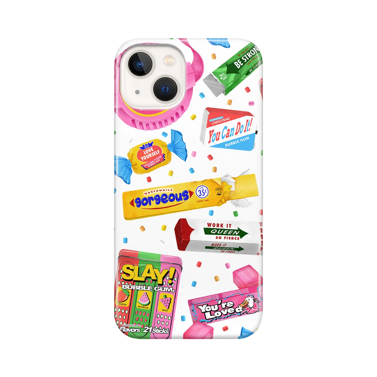 Slay Bubble Gum - Personalised iPhone Case