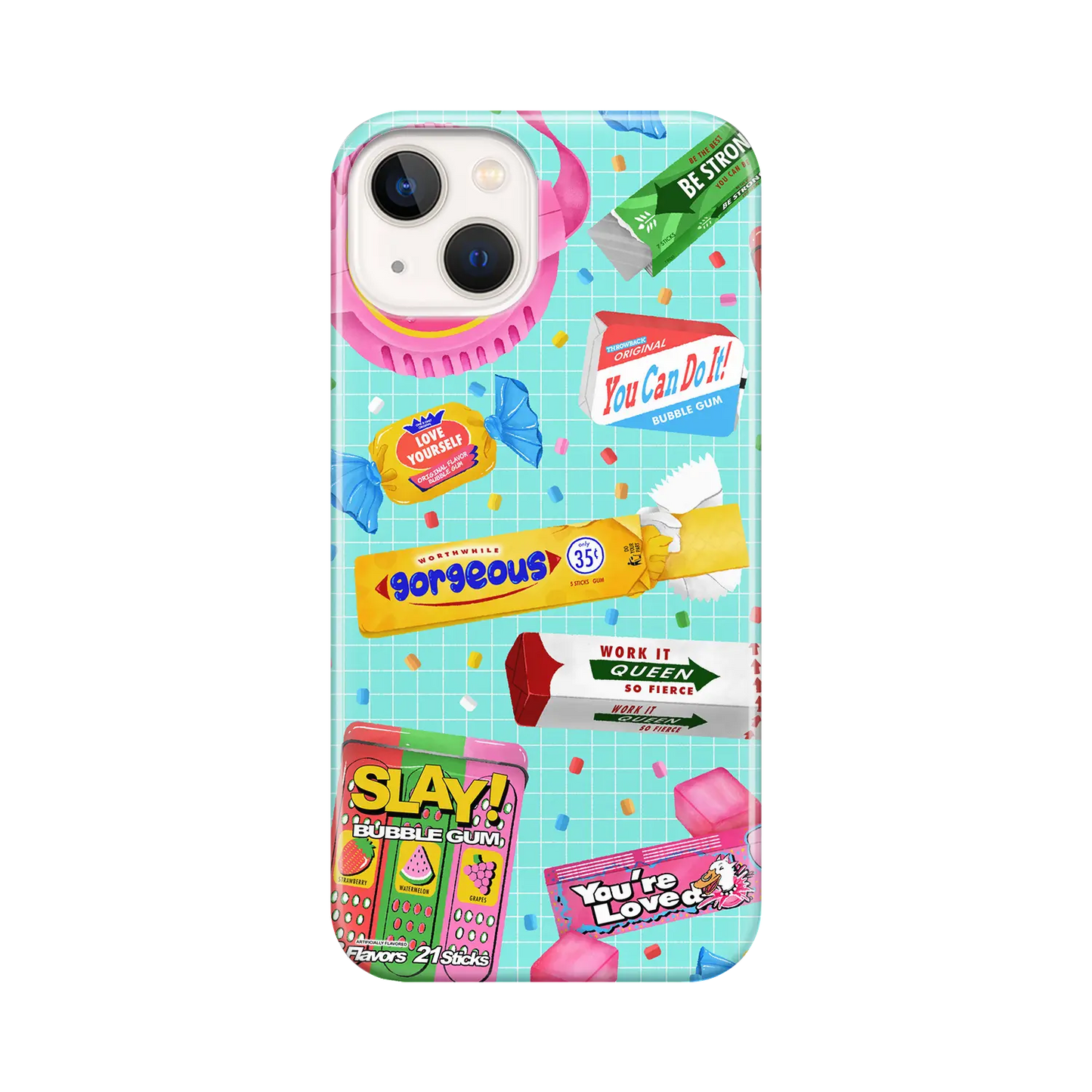 Slay Bubble Gum - Personalised iPhone Case