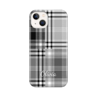 Plaid & Simple - Personalised iPhone Case