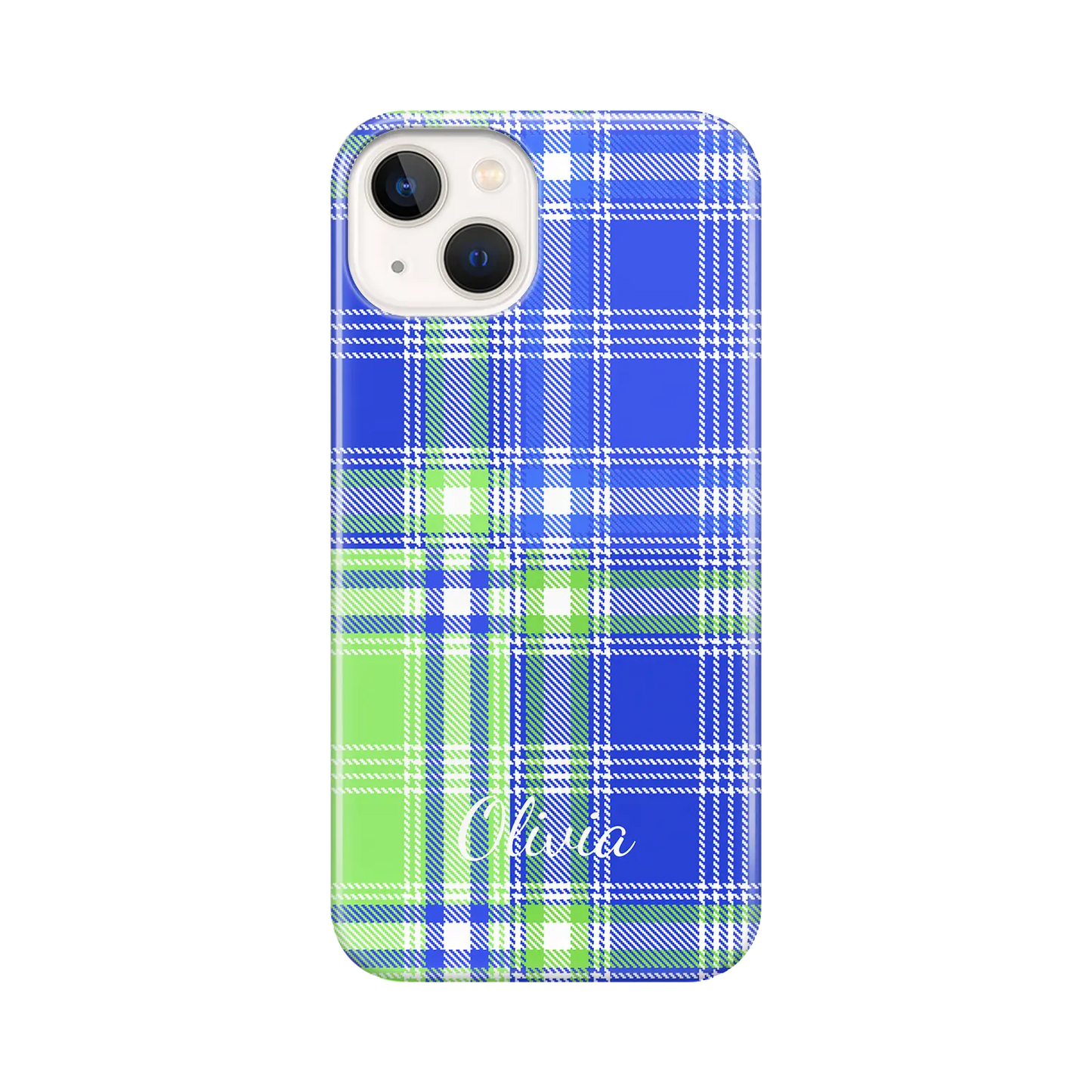 Plaid & Simple - Personalised iPhone Case