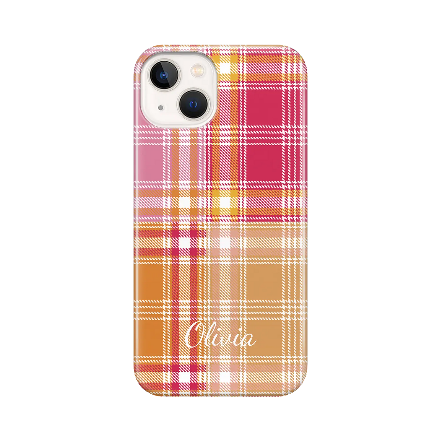 Plaid & Simple - Personalised iPhone Case