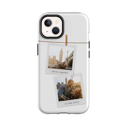 Polaroid Duo - Personalised iPhone Case