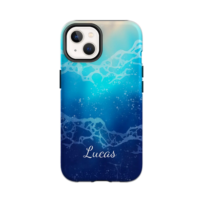 Sea Foam - Personalised iPhone Case