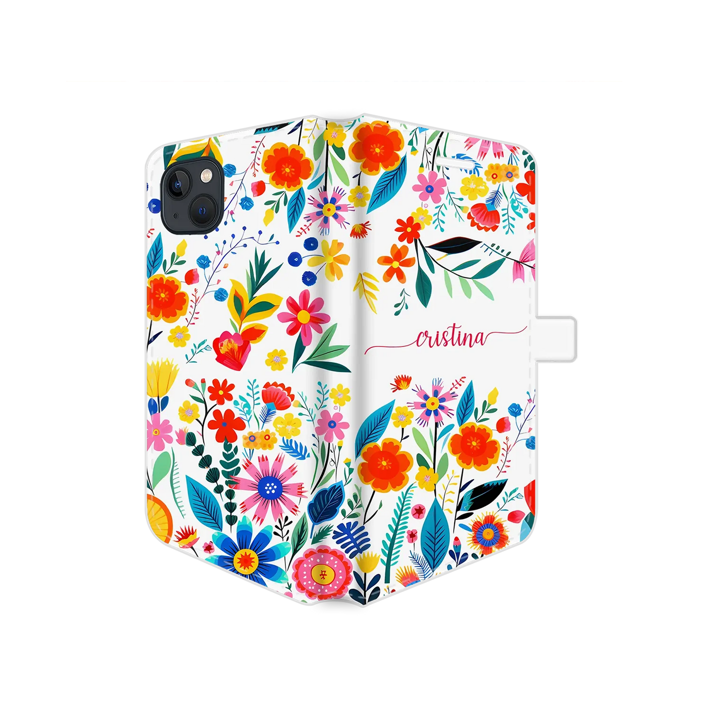 Happy Flowers - Personalised iPhone case