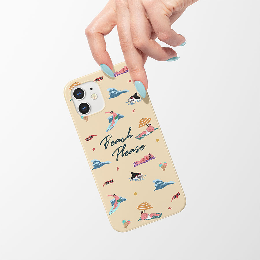 phone case with beach design