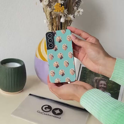 Face & Swirls - Personalised Galaxy S Case