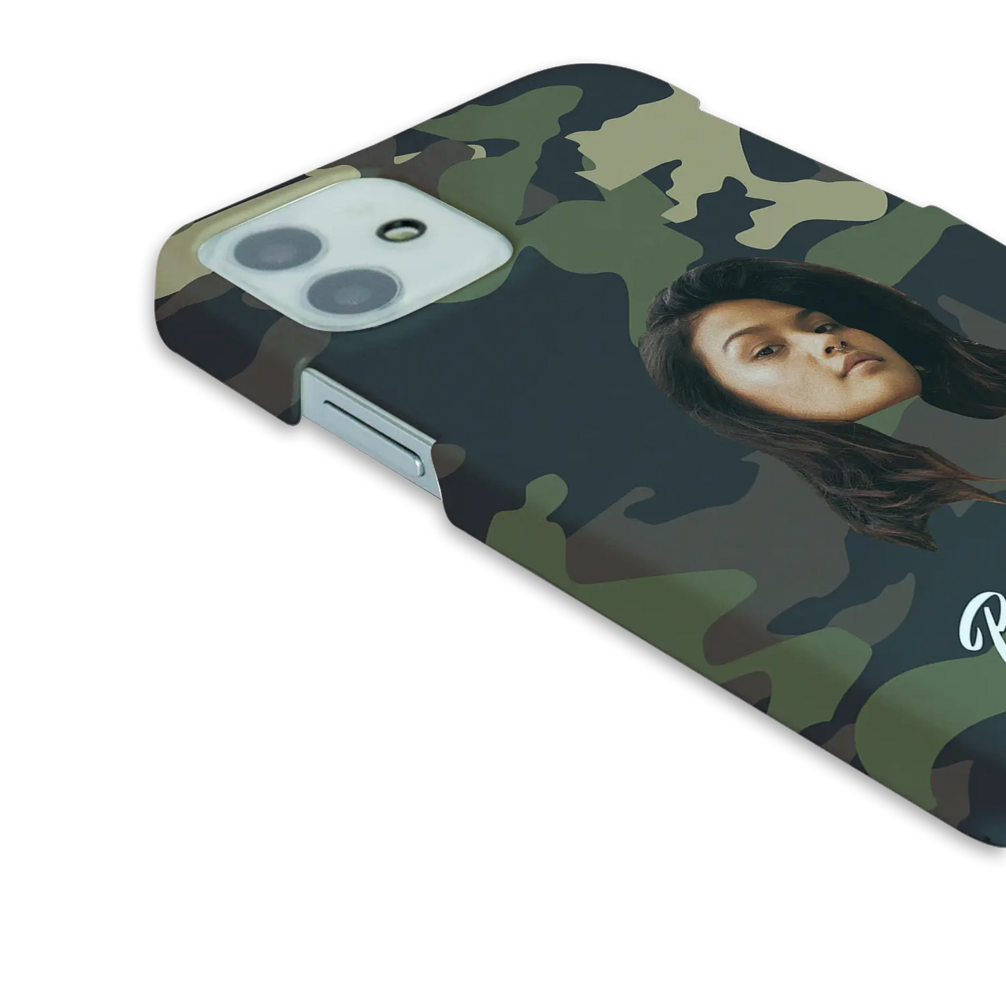 Let’s Face It - Camouflage - Personalised iPhone Case