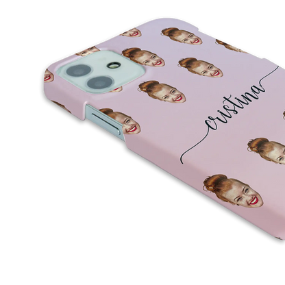 Face & Swirls - Personalised Galaxy S Case