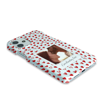 Polaroid Hearts - Personalised iPhone Case