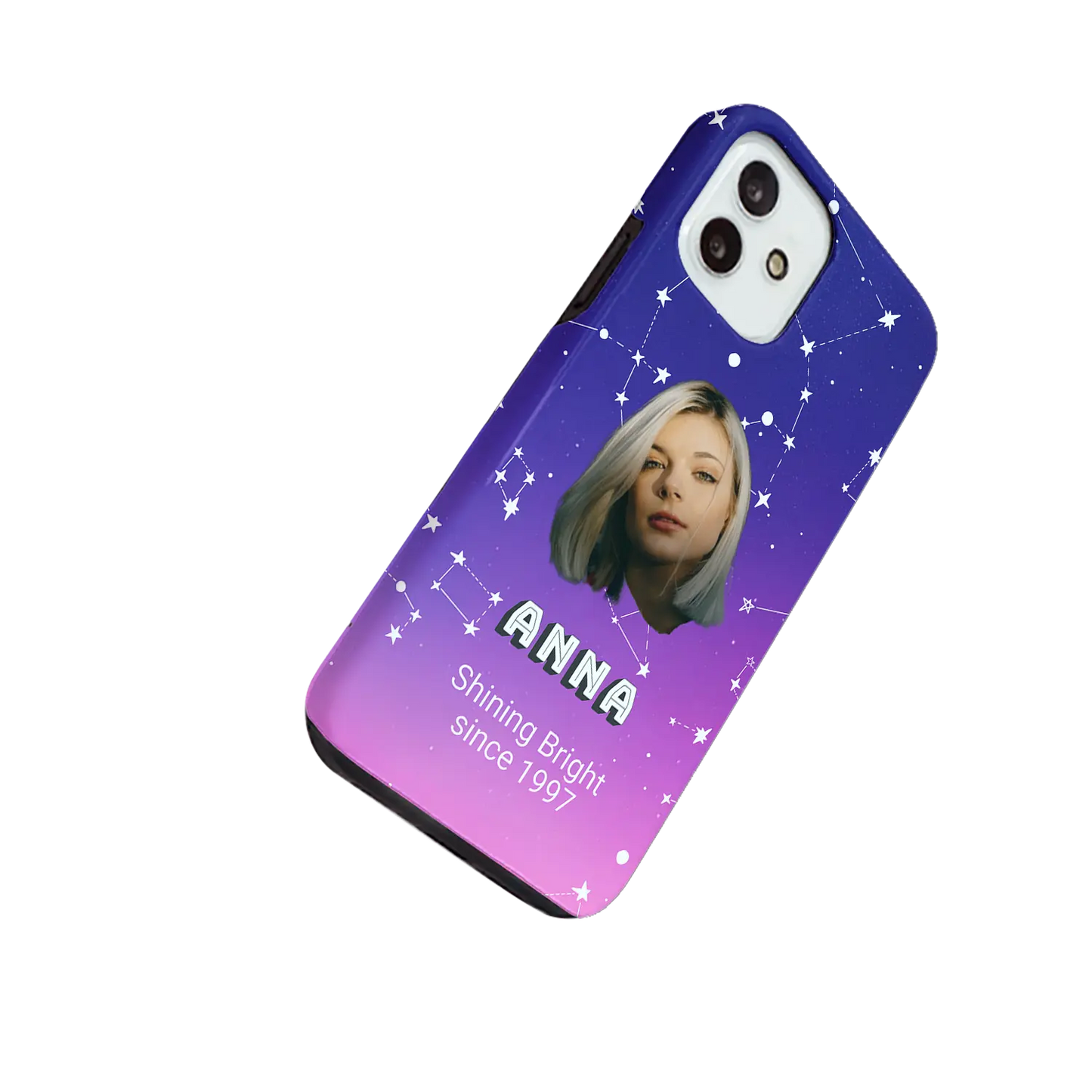 Let’s Face It - Constellations - Personalised iPhone Case