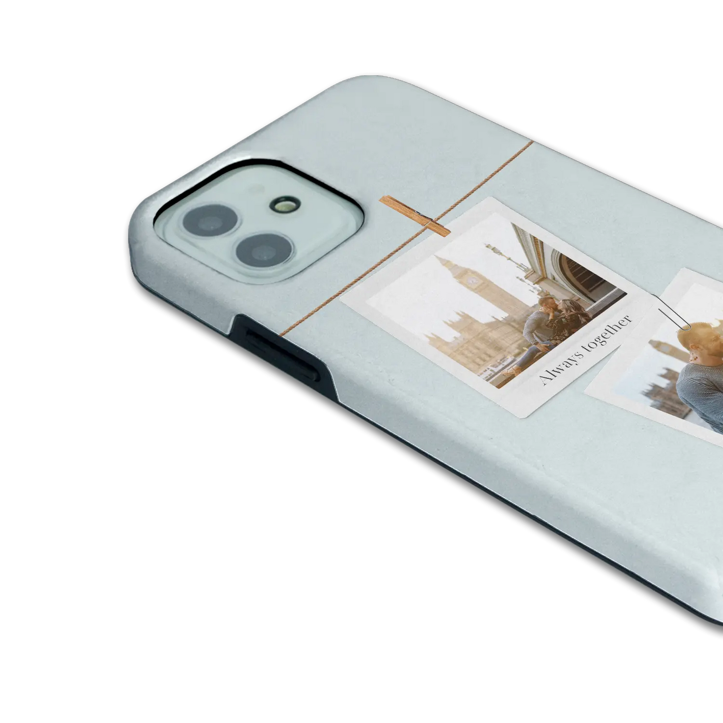 Polaroid Duo - Personalised iPhone Case