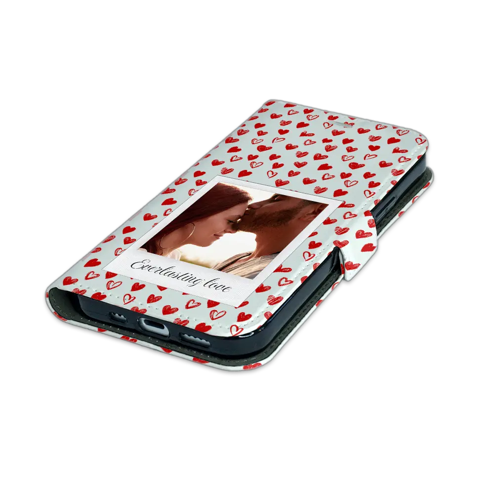 Polaroid Hearts - Personalised iPhone Case