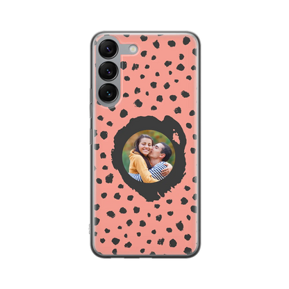 Grunge Dots Picture Style - Custom Galaxy S Case