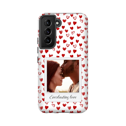 Corazones Polaroid - Carcasa personalizada Galaxy S