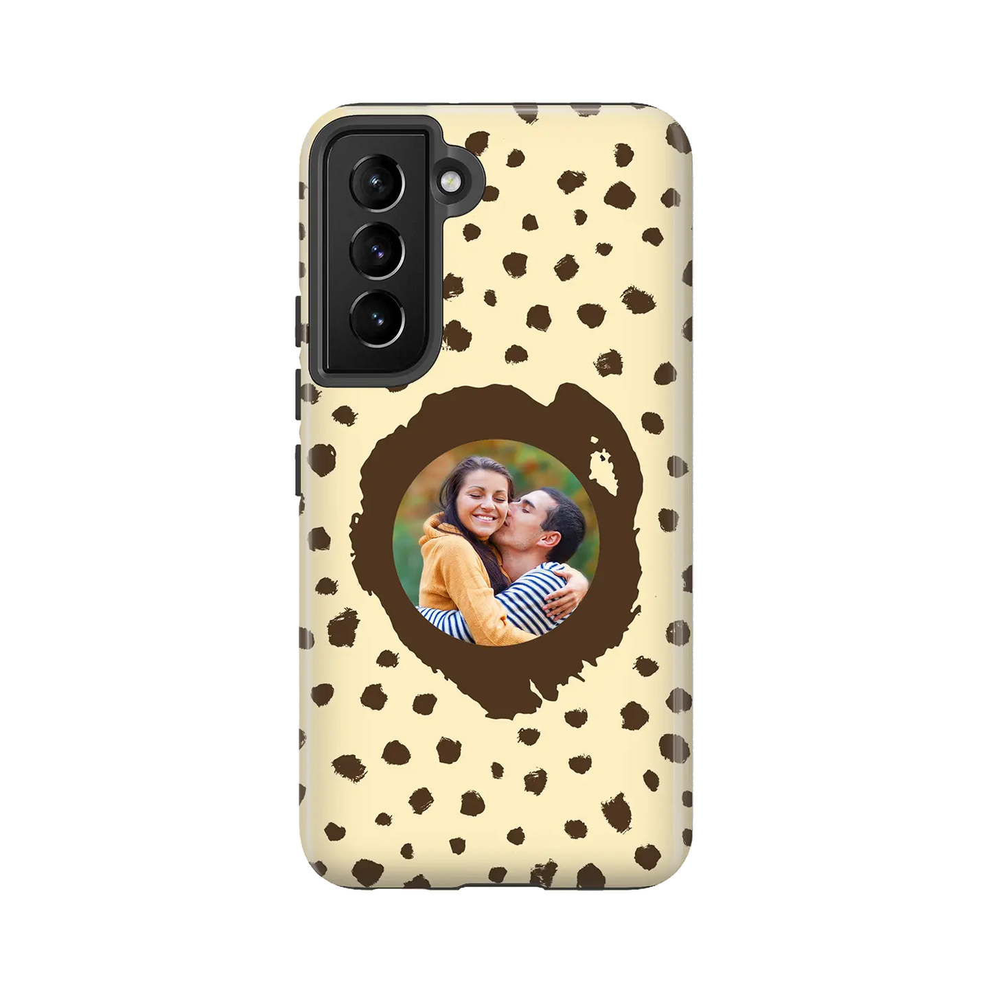 Estilo Cuadro Puntos Grunge - Carcasa personalizada Galaxy S