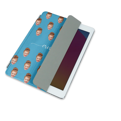 Cara y remolinos - Funda personalizada para iPad