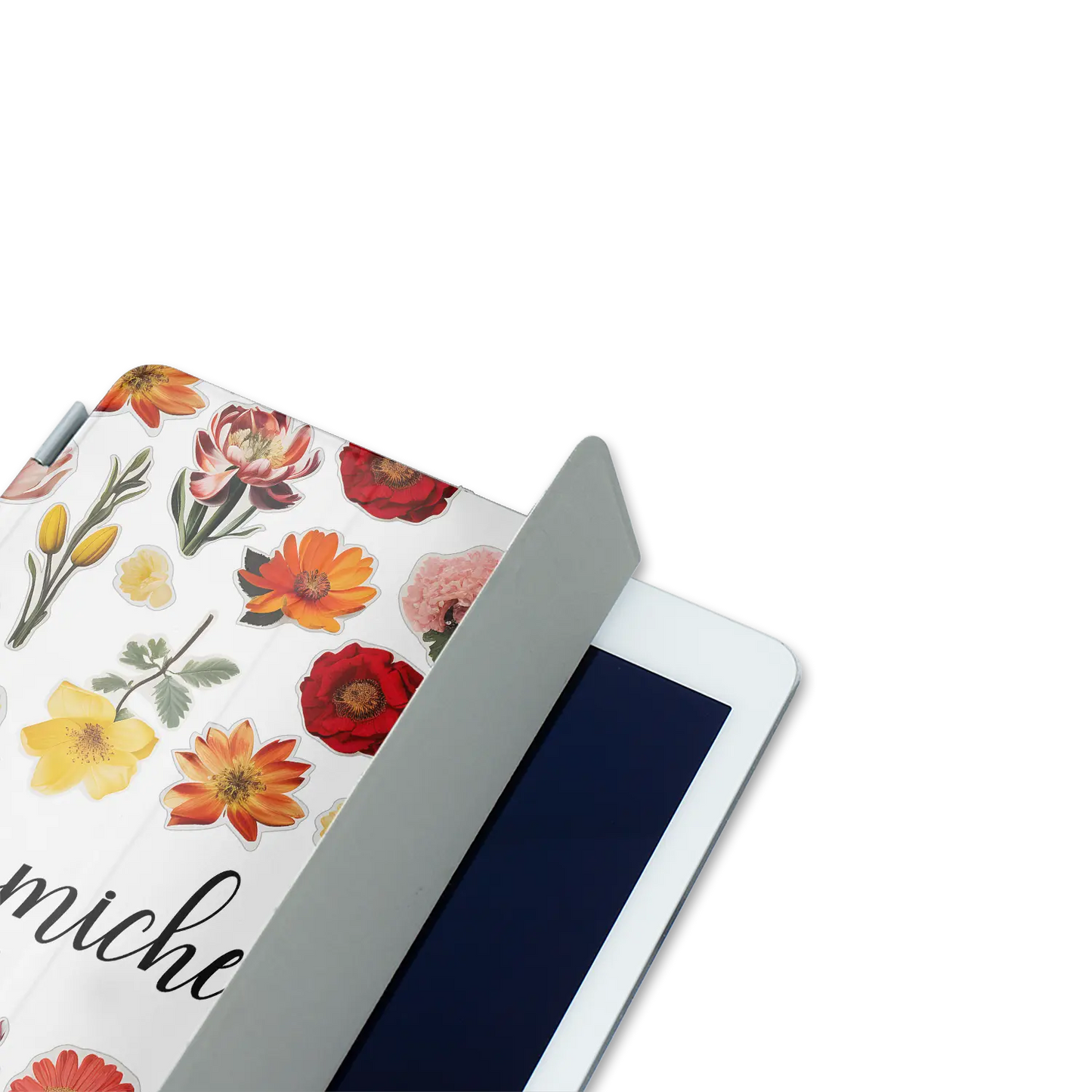 Pegatinas de flores - iPad personalizado carcasa