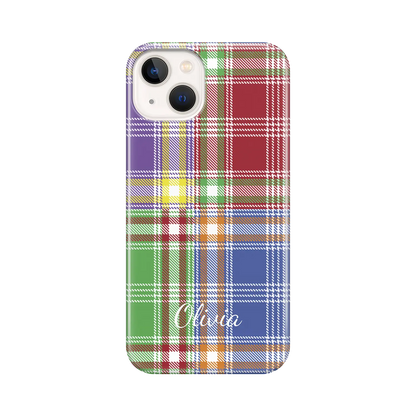 Plaid & Simple - Carcasa personalizada iPhone