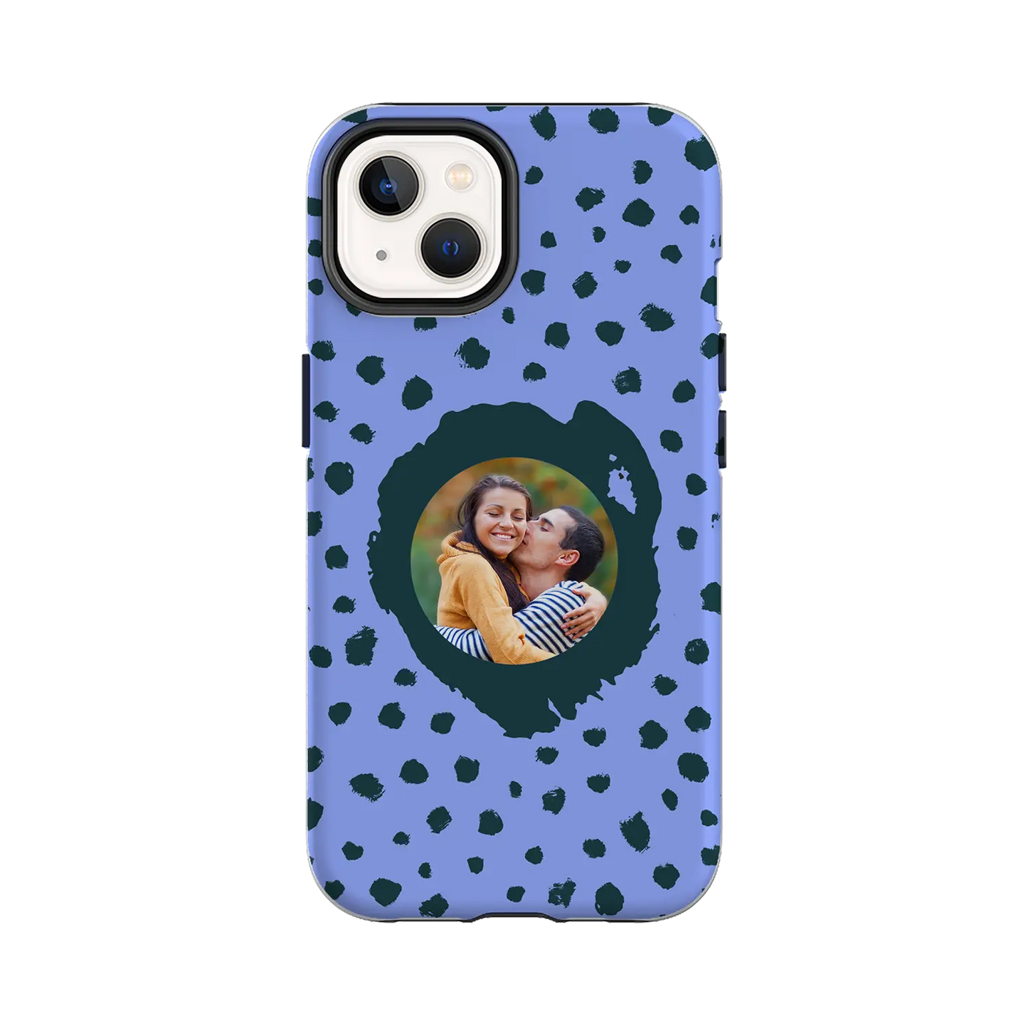 Estilo de imagen Grunge Dots - Carcasa personalizada iPhone