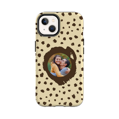 Estilo de imagen Grunge Dots - Carcasa personalizada iPhone