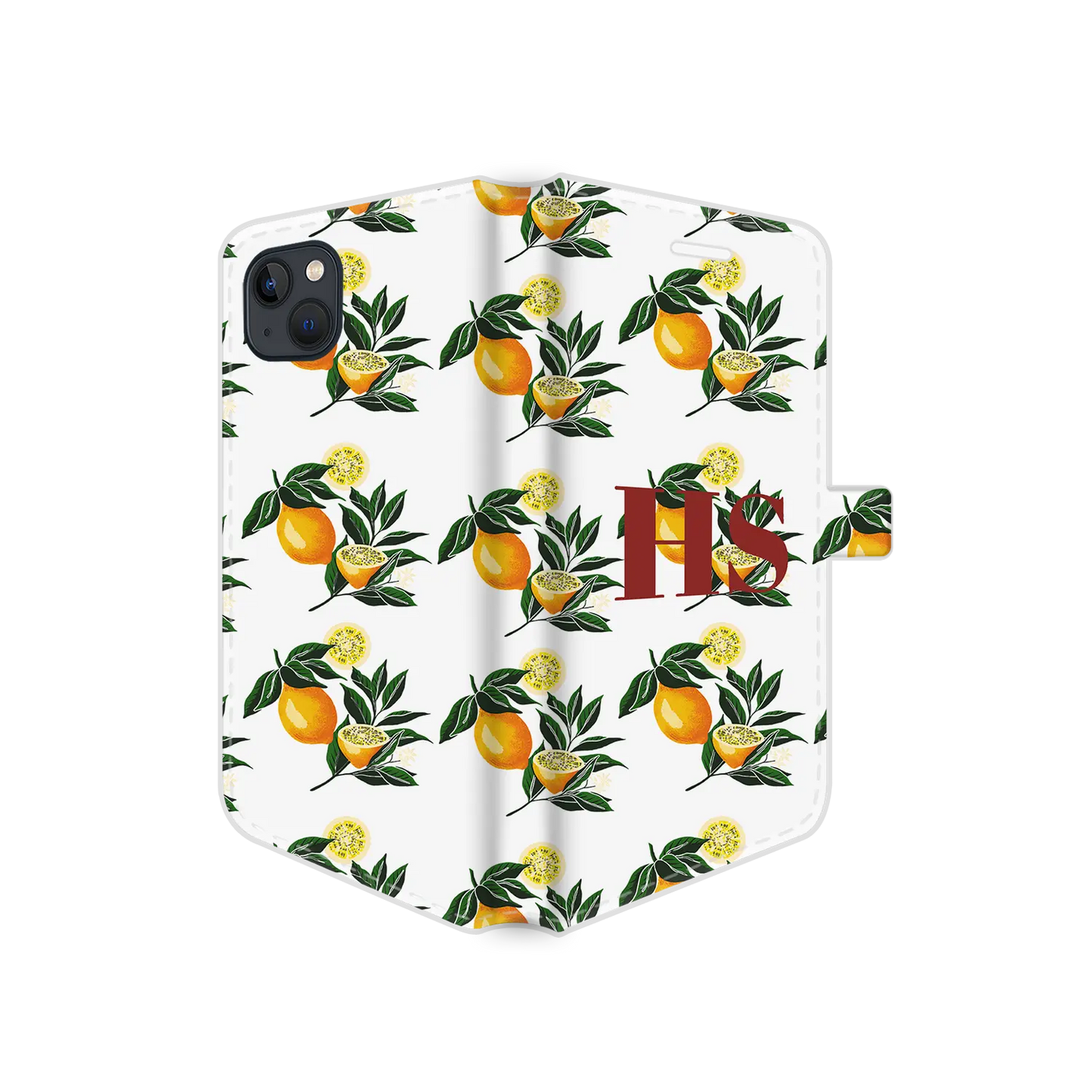 Patrón de limón - Carcasa personalizada iPhone