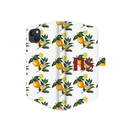 Patrón de limón - Carcasa personalizada iPhone