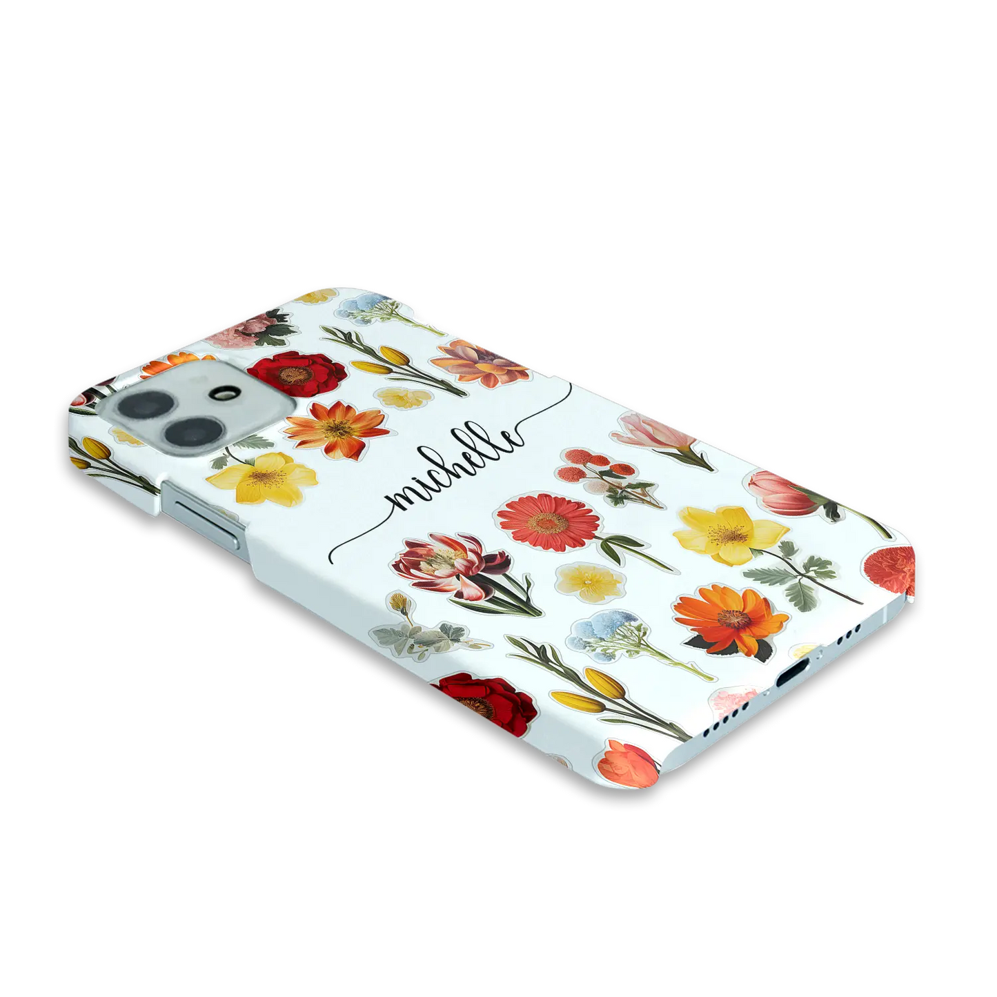 Pegatinas de flores - Personalizar iPhone carcasa