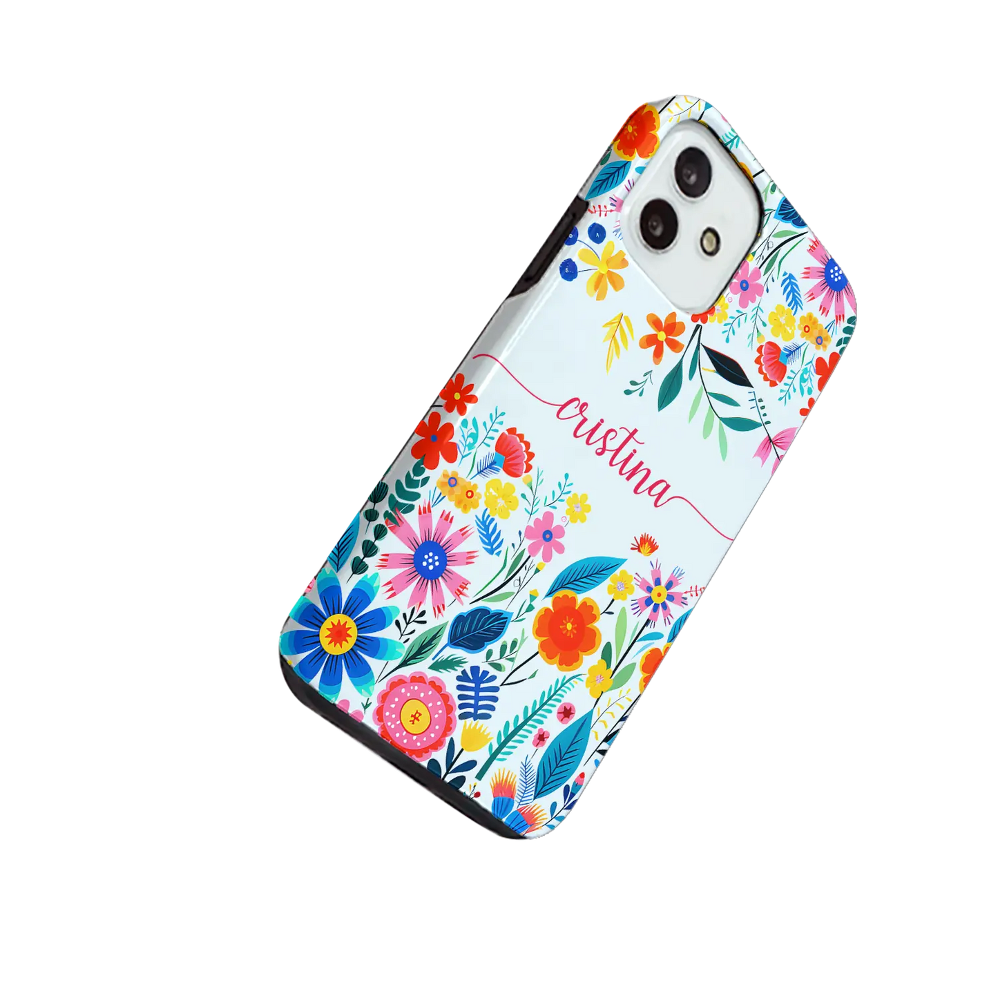 Flores felices - Carcasa personalizada iPhone