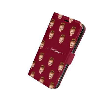 Cara y remolinos - Funda personalizada para iPhone