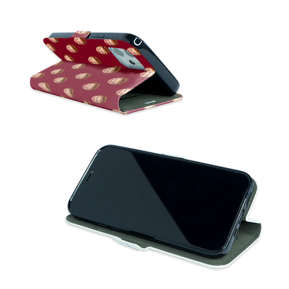 Cara y remolinos - Funda personalizada para iPhone