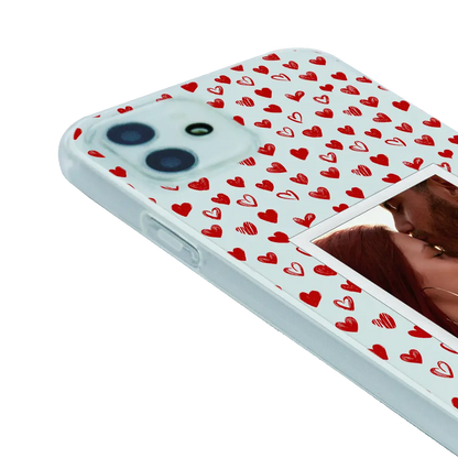 Polaroid Hearts - Coque iPhone personnalisée