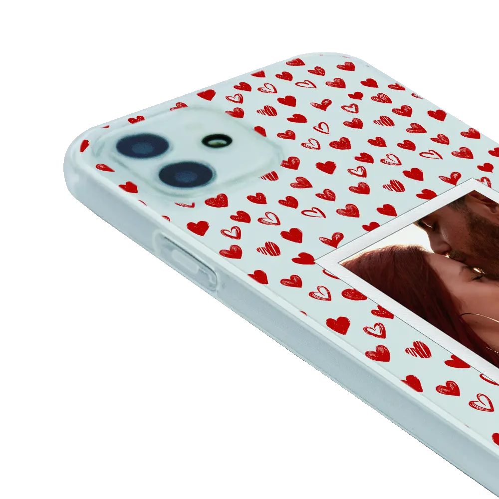 Polaroid Hearts - Coque Galaxy S personnalisé