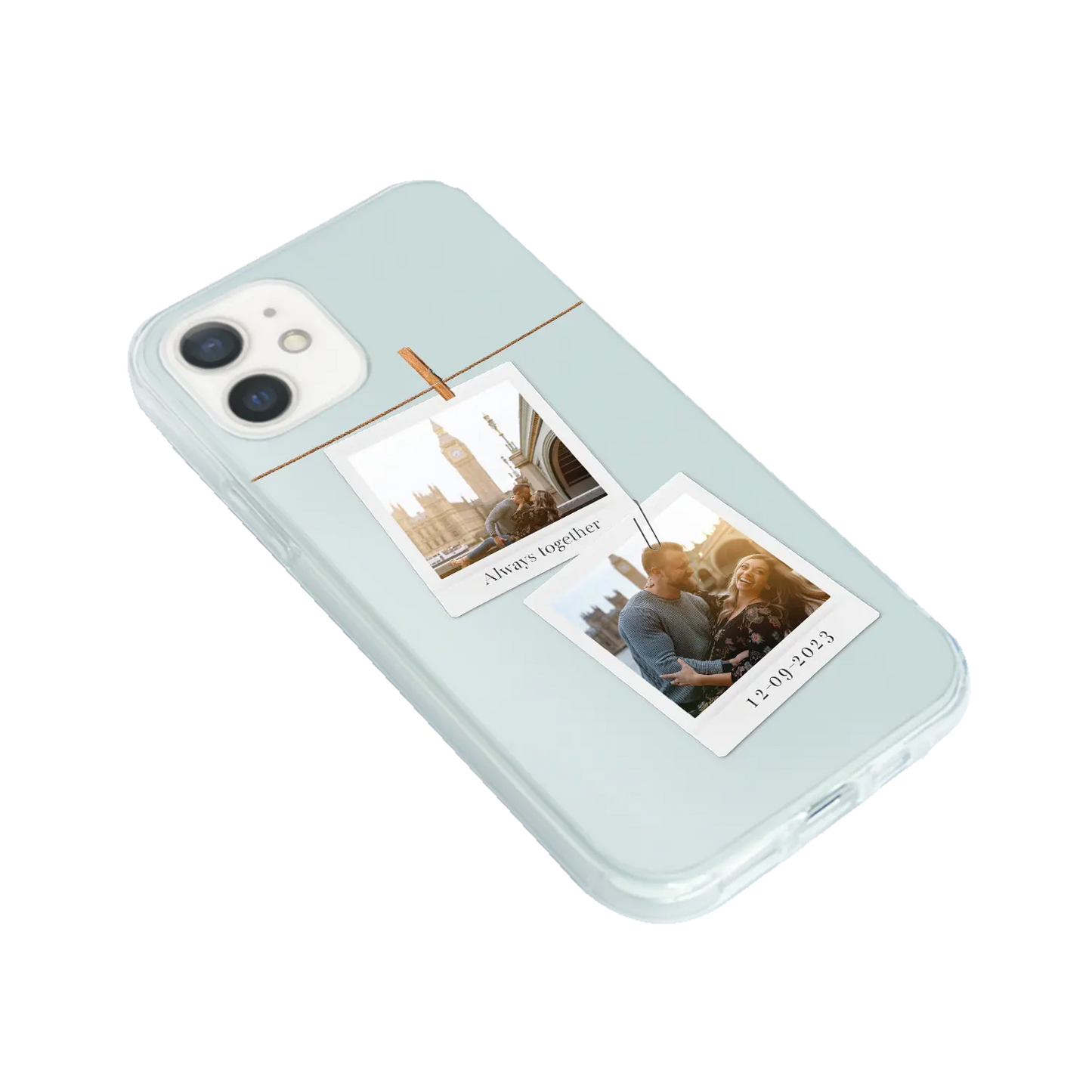 Polaroid Duo - Coque iPhone personnalisée