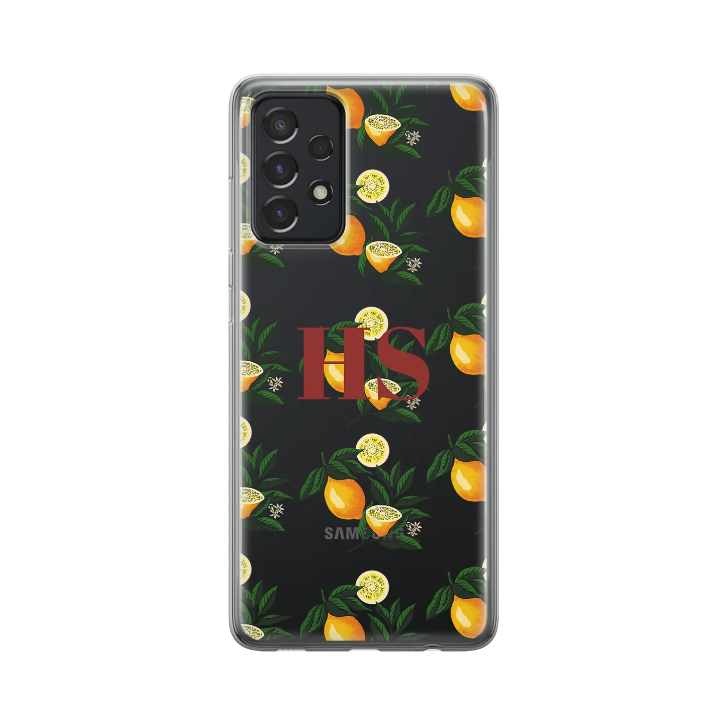 Motif citron - Personnalisé Galaxy A coque