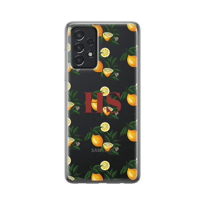 Motif citron - Personnalisé Galaxy A coque