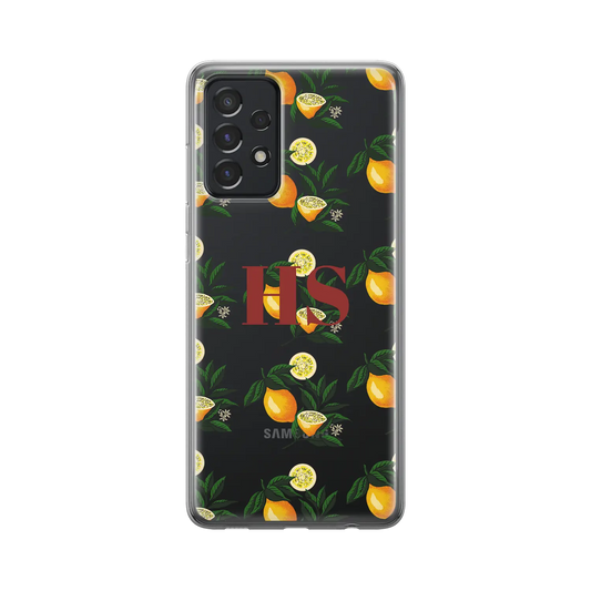 Motif citron - Personnalisé Galaxy A coque