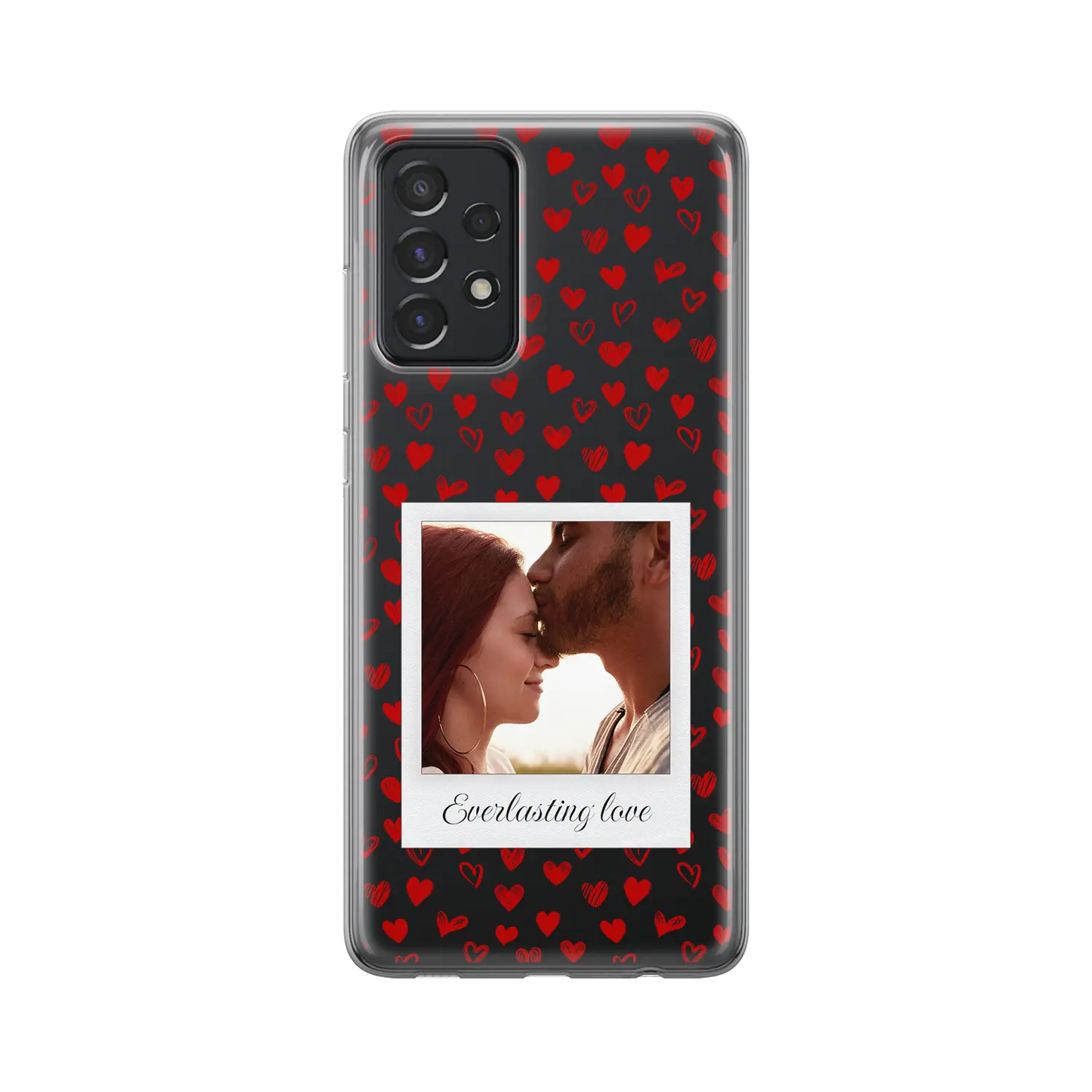 Polaroid Hearts - Coque Galaxy A personnalisée