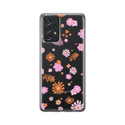 Hippie Flowers - Galaxy A personnalisé coque